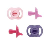 Chupete Ultra-light StayPut de Tommee Tippee, diseño de silicona de una sola pieza, 18-36m, paquete de 4
