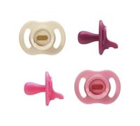 Tommee Tippee Chupete Ultra-light StayPut, 6-18m, paquete de 4, diseño de silicona de una sola pieza