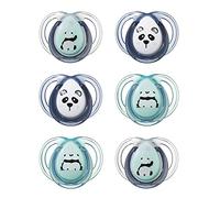 Tommee Tippee Chupetes Anytime, 6 Unidades, Panda, 6-18 Meses