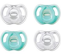 Tommee Tippee Chupetes Light, 0-6 Meses, 4 Unidades, Blanco, 0-6m