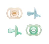 Chupetes Ultra-light Día y Noche Tommee Tippee, diseño de una pieza en silicona, tacto suave, de 0 a 6 meses, paquete de 4
