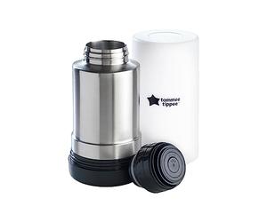 Tommee Tippee Closer to Nature Calienta Biberones Portátil | Ideal Para Viajar, Aislamiento Térmico, Termo de Acero Inoxidable, Tapa Antigoteo