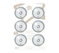 Tommee Tippee Closer to Nature Tetinas con Forma de Pecho y Válvula Anticólico, Silicona Suave, Flujo Rápido, 6m+, Pack de 6