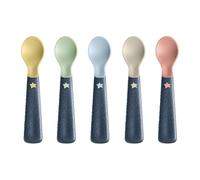 Tommee Tippee Easigrip™ Cucharas de destete autoalimentadas, asas gruesas con base de cuchara profunda y ancha, 6 m+, paquete de 5