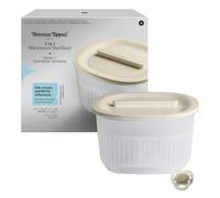 Tommee Tippee Esterilizador para Microondas 2 en 1, Agua Fría o Vapor Natural