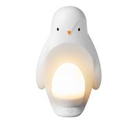 Tommee Tippee Luz Nocturna Portátil 2 en 1 en Forma de Pingüino con Huevo Luminoso, Brillo Ajustable, Alimentado por USB