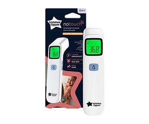 Tommee Tippee NoTouch Termómetro digital infrarrojo para la frente, 0 m+, esencial para bebé recién nacido, lecturas instantáneas de 1 segundo en elección de ˚C o ˚F