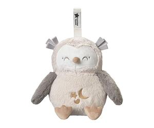 Tommee Tippee Peluche Quitamiedos y Duermebebés Deluxe para Bebés y Niños con Luz, OllieBúho, Sonido y Sensor de Llanto, 6 Sonidos Relajantes y Luz Nocturna, Recargable por USB y Lavable a Máquina