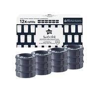 Tommee Tippee Recambios Para Contenedor Para Pañales Avanzado Twist and Click, Película GREENFILM Antibacteriana y Sostenible, Pack de 12
