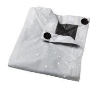 Tommee Tippee Sleeptight Cortina Opaca Portátil con Ventosas Giratorias, Ajustable y Liviana, Tejido Gris Moderno, Extragrande, 130 x 198 cm, 491645