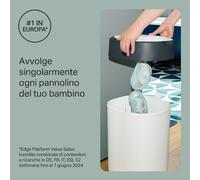 Tommee Tippee Contenedor de pañales Twist & Click Advanced con 6 cassettes Greenfilm antibacteriano blanco