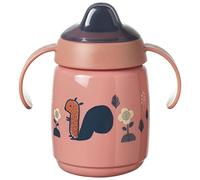 Tommee Tippee Superstar Sippee Taza para Niños Pequeños, con Tecnología INTELLIVALVE 100% a Prueba de Fugas y Sacudidas, y Tecnología Antibacteriana BACSHIELD, a Partir de 6 Meses, 300 ml, Rosa