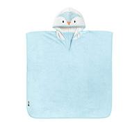 Tommee Tippee Toalla con Capucha Penny la Pingüina, Material Hipoalergénico, Suave y de Absorción Rápida, Talla 2 a 4 años, Azul