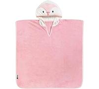 Tommee Tippee Toalla con Capucha Penny la Pingüina, Material Hipoalergénico, Suave y de Absorción Rápida, Talla 2 a 4 años, Rosa