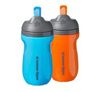 Tommee Tippee Vaso de paja aislada para niños pequeños - 12 meses, 2 unidades (549256)