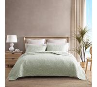 Tommy Bahama Home Costa Sera Collection - Colcha Suave y Transpirable, para Mayor suavidad, tamaño King, Color Verde
