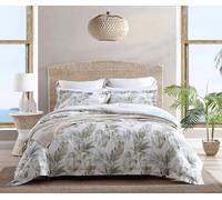 Tommy Bahama | Juego de edredón de 100, Reversible, Ropa de Cama de Peso Medio, Ideal para Todas Las Estaciones, algodón, Verde, King