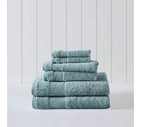 Tommy Bahama - Juego de Toallas de baño, absorbentes y Resistentes a la decoloración, decoración de baño de Moda (Island Retreat Turquesa, 6 Piezas)