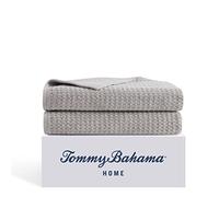 Tommy Bahama Juego de Toallas de baño de algodón Altamente Absorbente, decoración de baño, Baja Pelusa y Resistente a la decoloración, 2 Piezas, Color Gris del Pacífico Norte