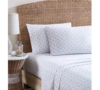 Tommy Bahama - Sábanas King, Juego de Cama de percal de algodón, crujiente y Fresco, Elegante decoración del hogar (Tesoro de Estrellas de mar, King)