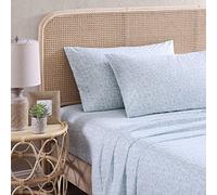 Tommy Bahama - Sábanas King, Juego de Cama de percal de algodón, crujiente y Fresco, Elegante decoración del hogar (Koya Bay Blue, King)