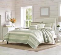 Tommy Bahama Serenity Bedding Collection - Edredón de algodón Transpirable ultrasuave de Calidad, para Todas Las Estaciones, Juego de 5 Piezas, diseñado para decoración del hogar y Hotel, tamaño King