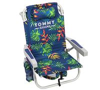Tommy Bahama Silla de Playa de 5 Posiciones (Hojas Verdes)