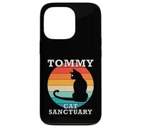 Tommy Cat Sanctuary Group Familia Reunión Nombre Carcasa para iPhone 13 Pro