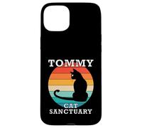 Tommy Cat Sanctuary Group Familia Reunión Nombre Carcasa para iPhone 15 Plus