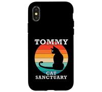 Tommy Cat Sanctuary Group Familia Reunión Nombre Carcasa para iPhone X/XS