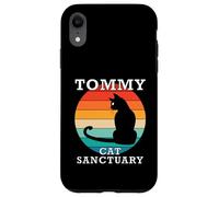 Tommy Cat Sanctuary Group Familia Reunión Nombre Carcasa para iPhone XR