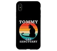 Tommy Cat Sanctuary Group Familia Reunión Nombre Carcasa para iPhone XS Max