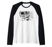 Tommy Cooper Magic Comediante Sonriendo de Oreja a Oreja 1977 Camiseta Manga Raglan
