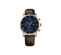 Tommy Hilfiger Reloj Analógico de Cuarzo Multifunción para Hombre con Correa de Cuero Marrón - 1791399