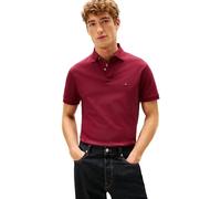 TOMMY HILFIGER Polo recto stretch, cuello con 2 botones. Color Rojo Burdeos