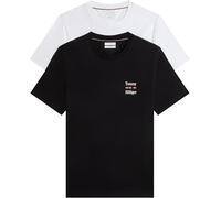 Tommy Hilfiger 2 Pack Chest Graphic Reg Tees Mw0mw45091 Camiseta S/S Hombre (Pack de 2)