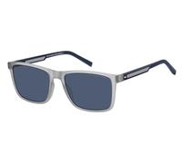 Tommy Hilfiger Hombre TH 2201/S 09V/KU Gafas de sol Eco-poliame Gris Azul Cuadrada Normal