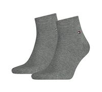 TOMMY HILFIGER 342025001 Calcetines, Hombre, Gris (Middle Grey Melange 758), 39/42 (Tamaño del fabricante:039)
