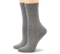 TOMMY HILFIGER 371221 Calcetines, Mujer, Gris (Middle Grey Melange 758), 35/38 (Tamaño del fabricante:035)