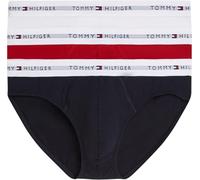 Tommy Hilfiger 3p Brief Um0um03875 Calzoncillo, Red (TH Wht/Med Red/Dsrt Sky), L para Hombre