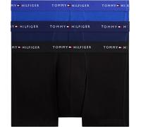 Tommy Hilfiger 3P DTM Bóxers Ajustados para Hombre Nob BLU/PRP Nvy/Blk L