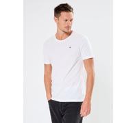 Tommy Hilfiger Camisetas de Manga Corta Pack de 2 Hombre Slim Fit, Blanco (White/White/White), M