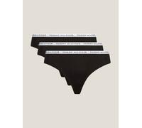 Tommy Hilfiger 3P Thong UW0UW02829 M Negro
