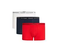 Tommy Hilfiger 3p Trunk Um0um02203, Boxer Hombre, Multicolor (White/Desert Sky/Primary Red), XXL