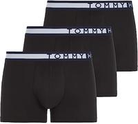 Tommy Hilfiger 3p Trunk Wb Um0um01234 Boxer, Negro (Pvhblack/Pvhblack/Pvhblack), S Hombre