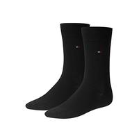 Tommy Hilfiger 4 Par Hombres Classic Calcetines Talla 39-49 Negocios Calcetines de Deporte - 200 - Black, M