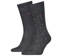 Tommy Hilfiger 8719965009202 Calcetines TH Men 2P DOT, antracita, 43-46