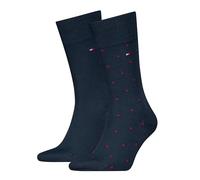 8719965009202 Dot Calcetines clásicos, Azul Marino, 39-42 (Pack de 2) Hombres
