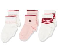 Tommy Hilfiger 8719965009202 TH BABY SOCK 3P GIFTBOX ICONIC, Rosa., 15-18
