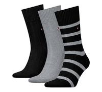 Tommy Hilfiger 8719965009202 TH Men Sock 3P Gift Box BOOTSOCK, Negro, 43-46